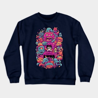 Friendly Monsters Crewneck Sweatshirt